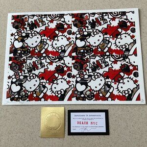 Hello Kitty Chanel Ltd. Ed. Signed Street Art Print by DEATH NYC